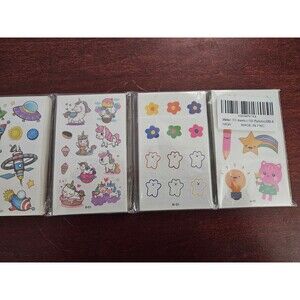 Kids Temporary Tattoo Lot 150 Sheets Assorted Fun Designs Party Supplies